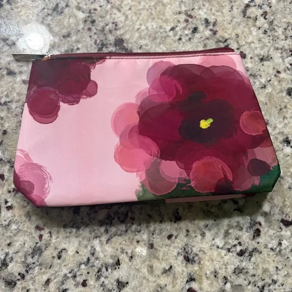 Clinique X Jonathan Cohen floral print tote bag and makeup bag New Without tags - Picture 4 of 10